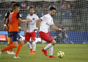 خاویر پاستوره|مون پليه 1 - 2 پاریس سن ژرمن / لوشامپیونه