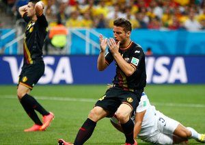 درایس مارتنس|عکس العمل درایس مارتنس از بلژیک در بازی مقابل کره.