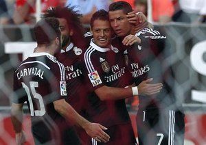 کریستیانو رونالدو|سه ویا 2 - 3 رئال مادرید / لالیگا