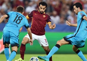 جرارد پیکه - محمد صلاح|رم 1 - 1 بارسلونا / لیگ قهرمانان