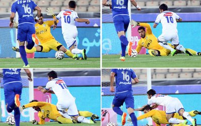 لیگ برتر | غیاثی: دروازه‌بان استقلال باید در دقیقه۱۲ اخراج می‌شد / داور اشتباهات تأثیرگذاری داشت