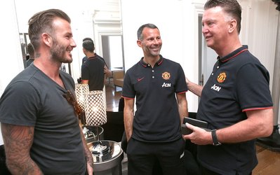 عکس روز | بازگشت بکهام به اردوی منچستر