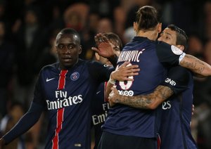 زلاتان ایبراهیموویچ|پاریس سن ژرمن 3 - 0 گوینگام / لوشامپیونه