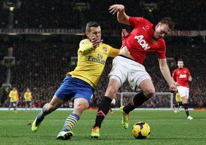 منچستریونایتد 1-0 آرسنال / هفته یازدهم|منچستریونایتد 1-0 آرسنال / هفته یازدهم فصل 14-2013