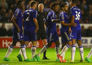 شادی بازیکنان چلسی