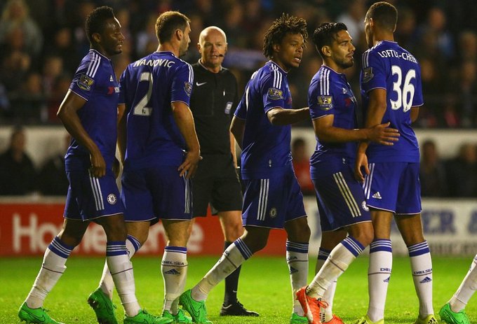 شادی بازیکنان چلسی