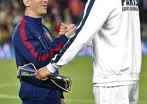 لیونل مسی - زلاتان ایبراهیموویچ|بارسلونا 2 - 0 پاریس سن ژرمن / لیگ قهرمانان اروپا