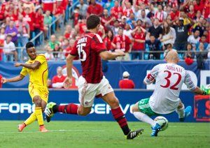 رحيم استرلینگ|لیورپول 2-0 اث میلان / گینس کاپ