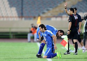 جابر انصاری|استقلال تهران 3 - 3 راه آهن / لیگ برتر