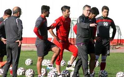 آخرین تمرین پرسپولیس پشت درهای بسته