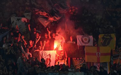 رُم شاهد درگیری هواداران فاینورد با پلیس ایتالیا