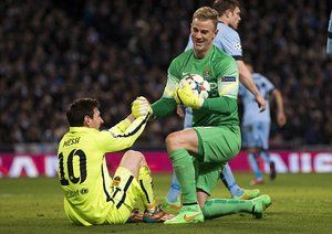 لیونل مسی - جو هارت|منچستر سیتی 1 - 2 بارسلونا / لیگ قهرمانان