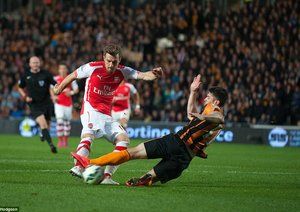 آرون رمزی|هال سیتی 1 - 3 آرسنال / لیگ جزیره