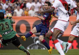 لیونل مسی|رایو‌‌ والکانو 0 - 2 بارسلونا / لالیگا