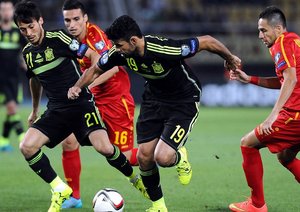 دیگو کاستا|مقدونیه 0 - 1 اسپانیا / مقدماتی یورو 2016